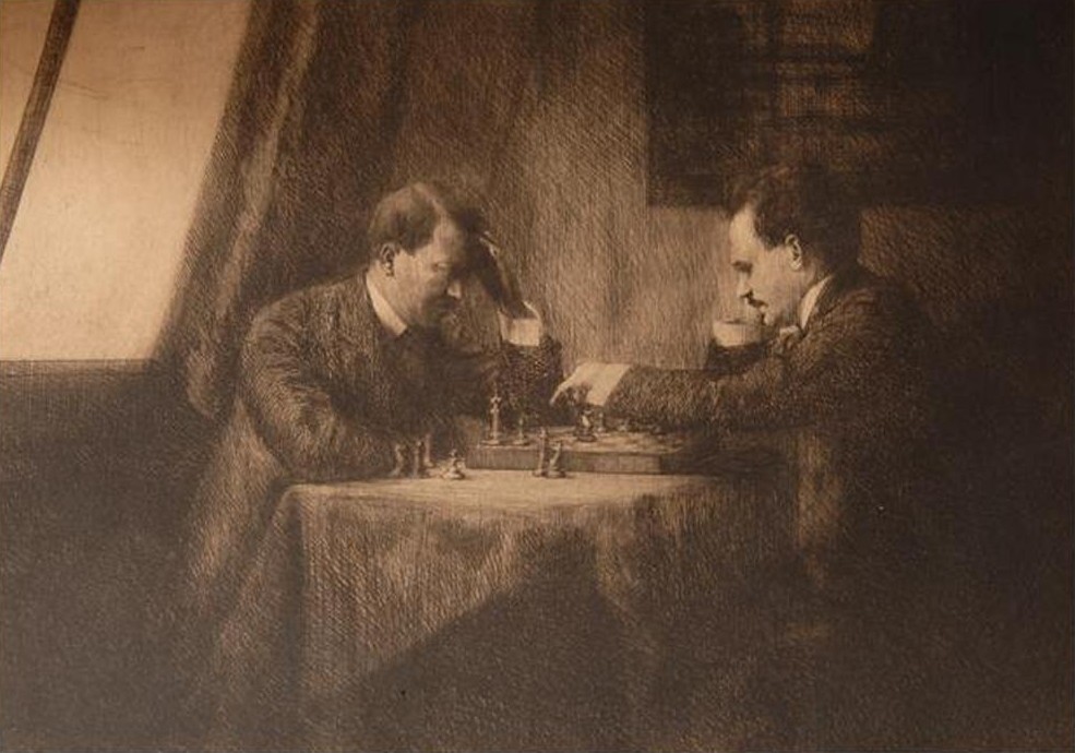 Арт страница. Шахматы: Ленин и Гитлер – Вена, 1909 год 