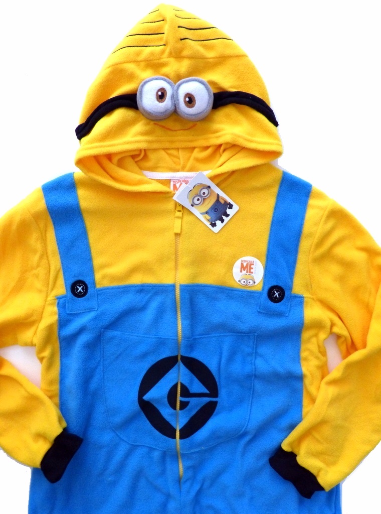 NEU PRIMARK MiNiON OVERALL SCHLAFANZUG ONESiE JUMPSUIT HAUSANZUG XS S M