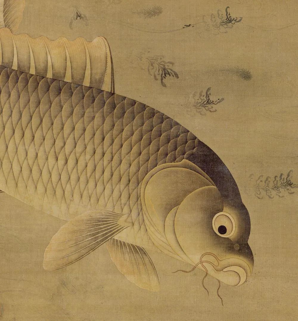 故宫馆藏国画 | 明·缪辅《鱼藻图》
